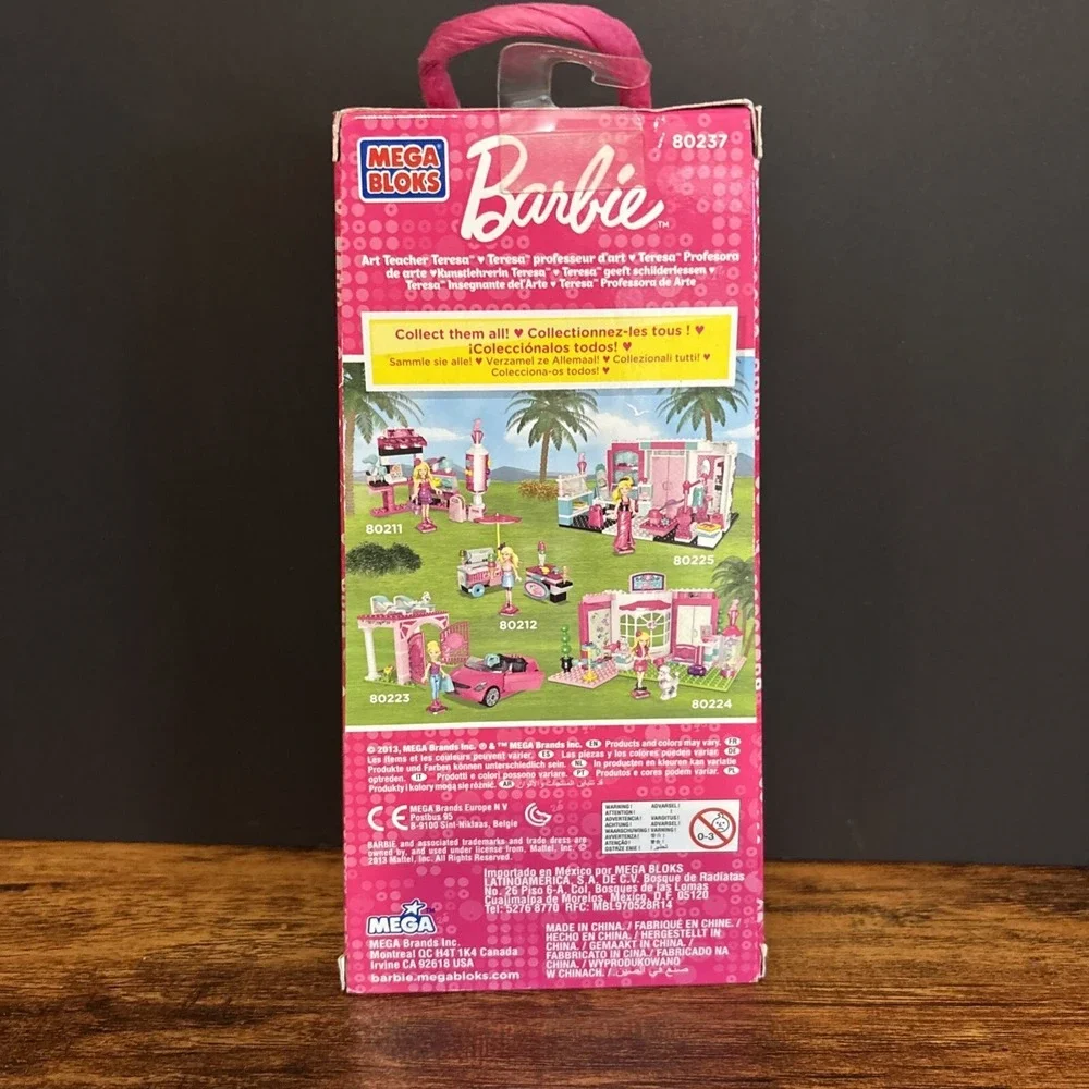 Barbie‎ Mega Bloks Build 'N Style Art Teacher Teresa New